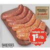 Artisanals Fresh Sausages - $4.99/lb ($1.00 off)