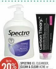 Shoppers Drug Mart: Spectro Jel Cleanser, Clean & Clear Acne or Carbon  Theory Skin Care Products 