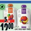 Love Child Baby Puree - 5/$12.00