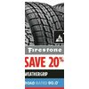 Firestone Weathergrip Tire - 20% off
